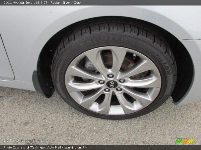 Radiant Silver / Gray 2011 Hyundai Sonata SE 2.0T