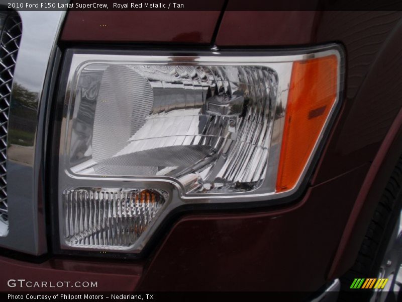 Royal Red Metallic / Tan 2010 Ford F150 Lariat SuperCrew
