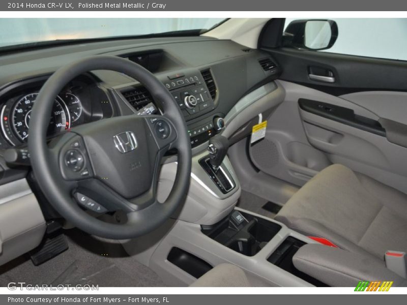 Polished Metal Metallic / Gray 2014 Honda CR-V LX