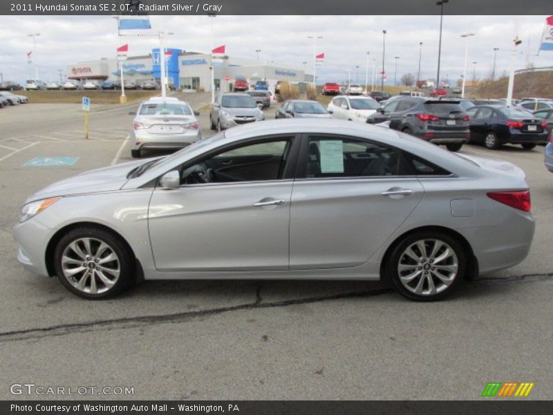 Radiant Silver / Gray 2011 Hyundai Sonata SE 2.0T