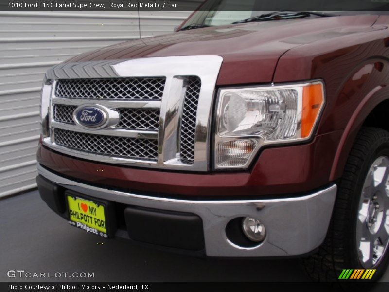 Royal Red Metallic / Tan 2010 Ford F150 Lariat SuperCrew