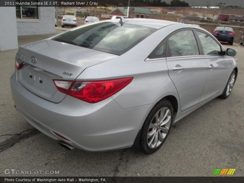 Radiant Silver / Gray 2011 Hyundai Sonata SE 2.0T