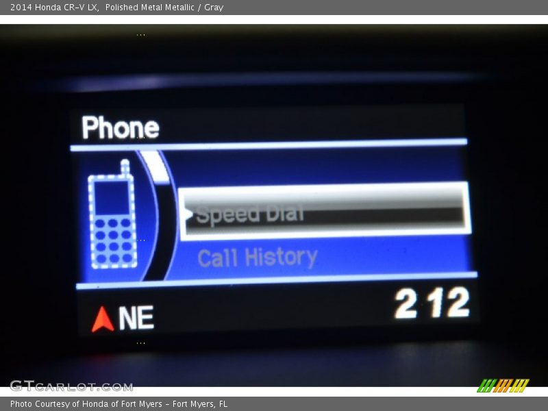 Polished Metal Metallic / Gray 2014 Honda CR-V LX