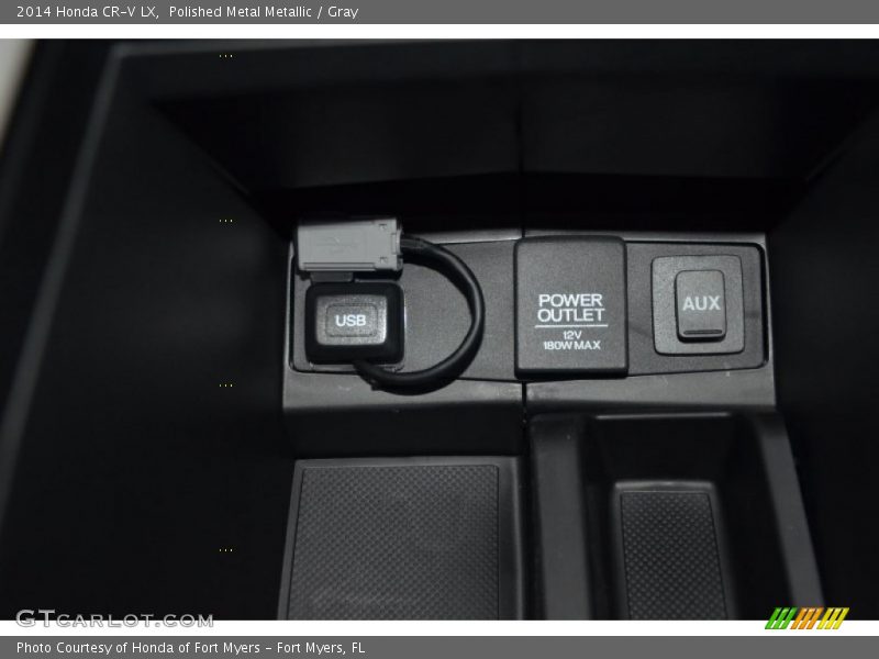 Polished Metal Metallic / Gray 2014 Honda CR-V LX
