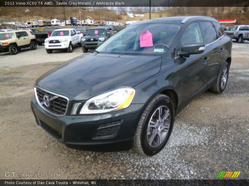 Saville Grey Metallic / Anthracite Black 2013 Volvo XC60 T6 AWD