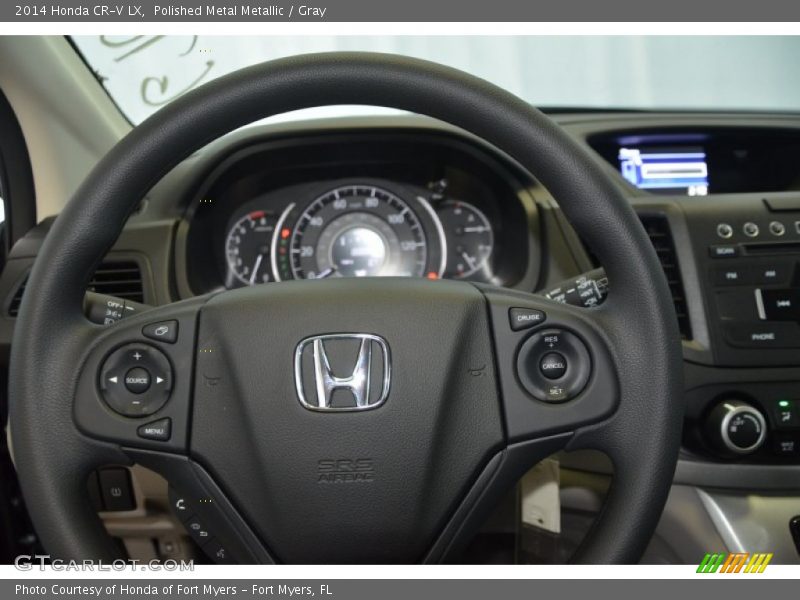 Polished Metal Metallic / Gray 2014 Honda CR-V LX
