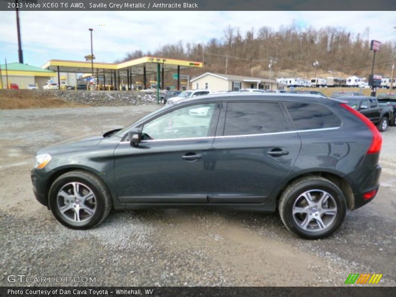 Saville Grey Metallic / Anthracite Black 2013 Volvo XC60 T6 AWD