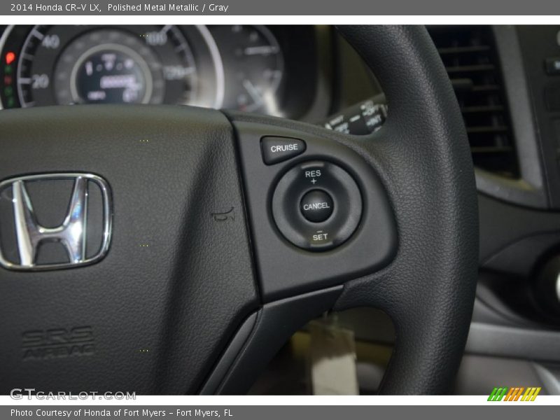 Polished Metal Metallic / Gray 2014 Honda CR-V LX