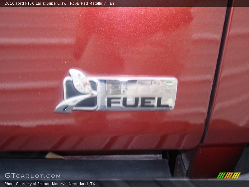 Royal Red Metallic / Tan 2010 Ford F150 Lariat SuperCrew