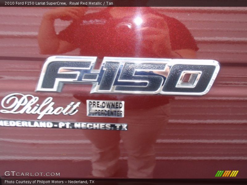 Royal Red Metallic / Tan 2010 Ford F150 Lariat SuperCrew