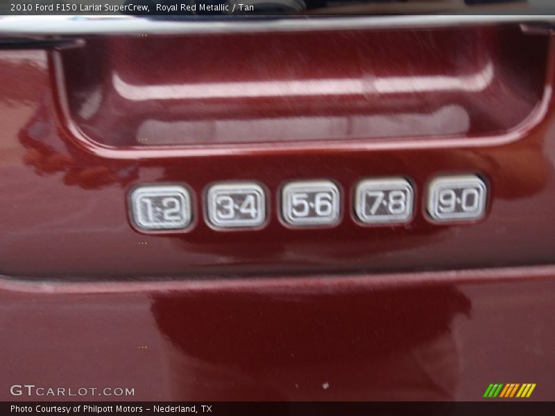 Royal Red Metallic / Tan 2010 Ford F150 Lariat SuperCrew
