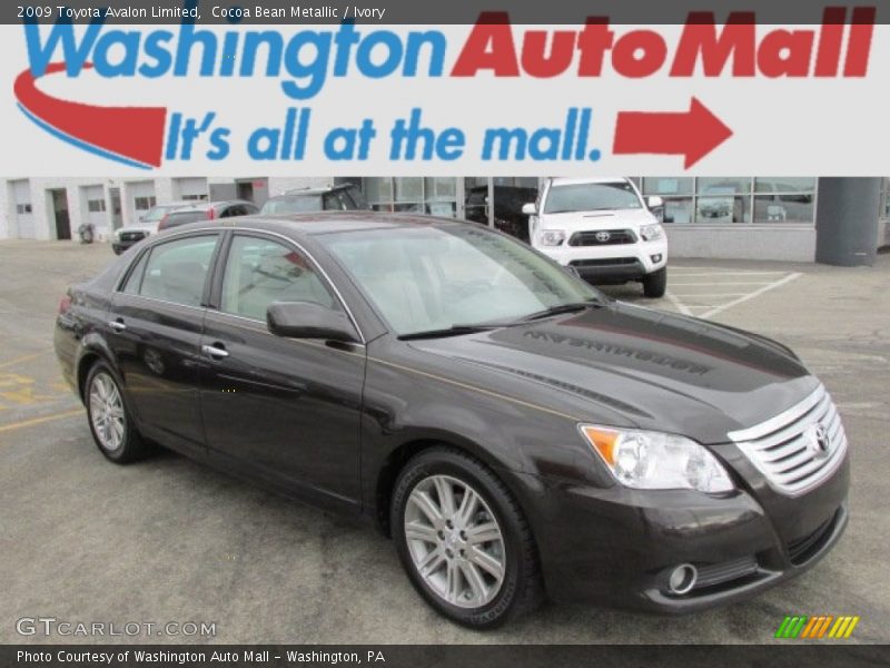 Cocoa Bean Metallic / Ivory 2009 Toyota Avalon Limited