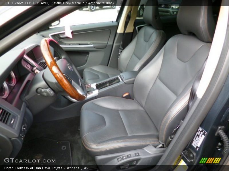 Saville Grey Metallic / Anthracite Black 2013 Volvo XC60 T6 AWD