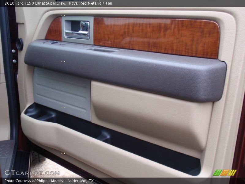 Royal Red Metallic / Tan 2010 Ford F150 Lariat SuperCrew