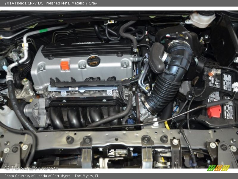 Polished Metal Metallic / Gray 2014 Honda CR-V LX