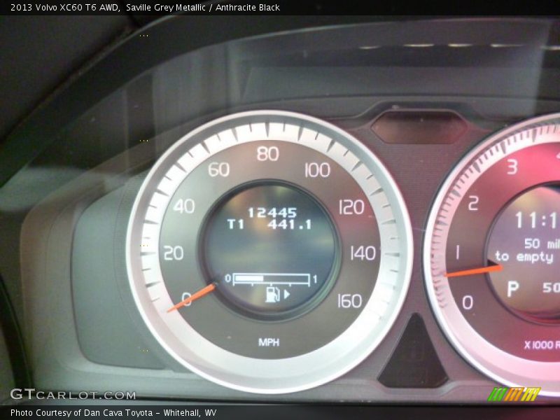 Saville Grey Metallic / Anthracite Black 2013 Volvo XC60 T6 AWD