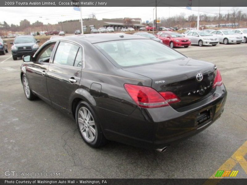 Cocoa Bean Metallic / Ivory 2009 Toyota Avalon Limited