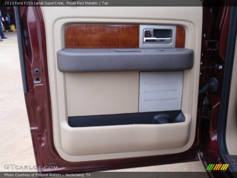 Royal Red Metallic / Tan 2010 Ford F150 Lariat SuperCrew