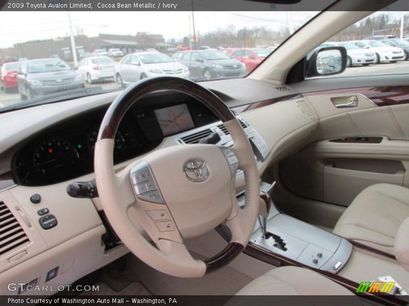 Cocoa Bean Metallic / Ivory 2009 Toyota Avalon Limited