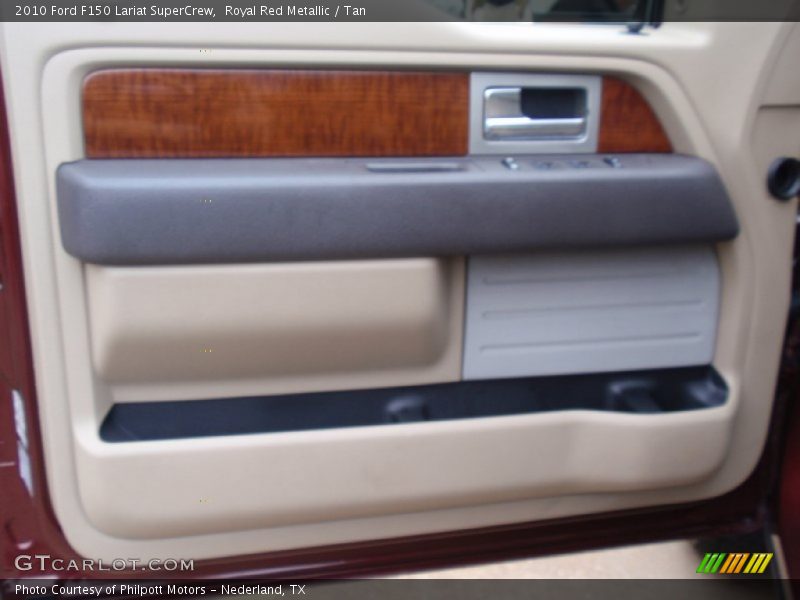 Royal Red Metallic / Tan 2010 Ford F150 Lariat SuperCrew