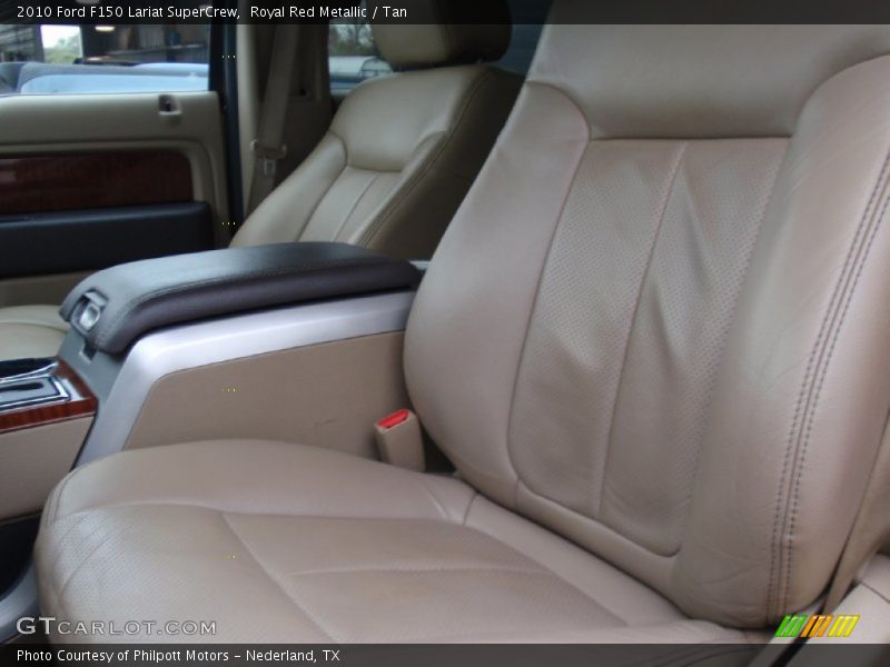 Royal Red Metallic / Tan 2010 Ford F150 Lariat SuperCrew