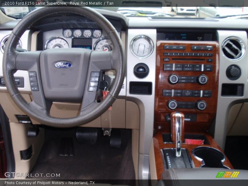 Royal Red Metallic / Tan 2010 Ford F150 Lariat SuperCrew