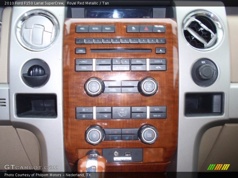 Royal Red Metallic / Tan 2010 Ford F150 Lariat SuperCrew