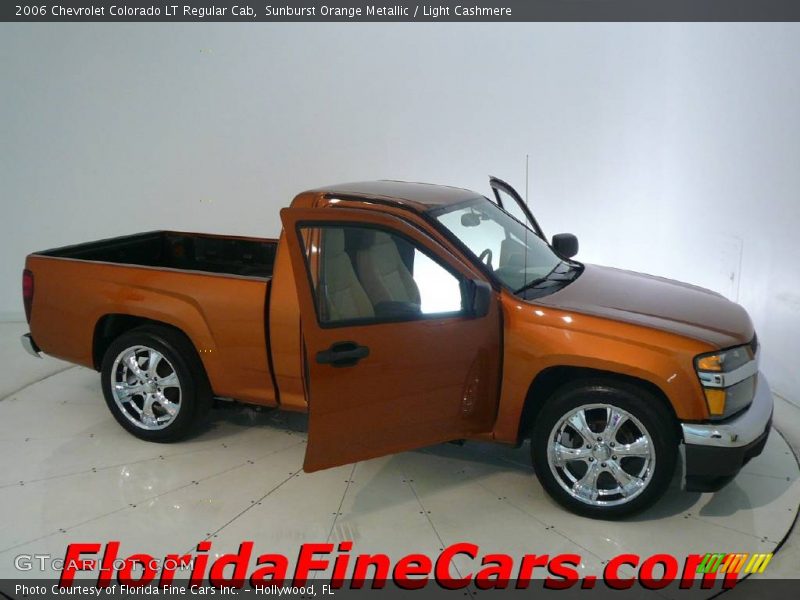 Sunburst Orange Metallic / Light Cashmere 2006 Chevrolet Colorado LT Regular Cab
