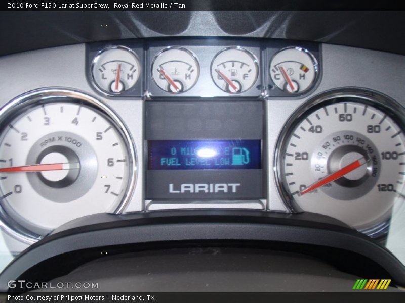 Royal Red Metallic / Tan 2010 Ford F150 Lariat SuperCrew