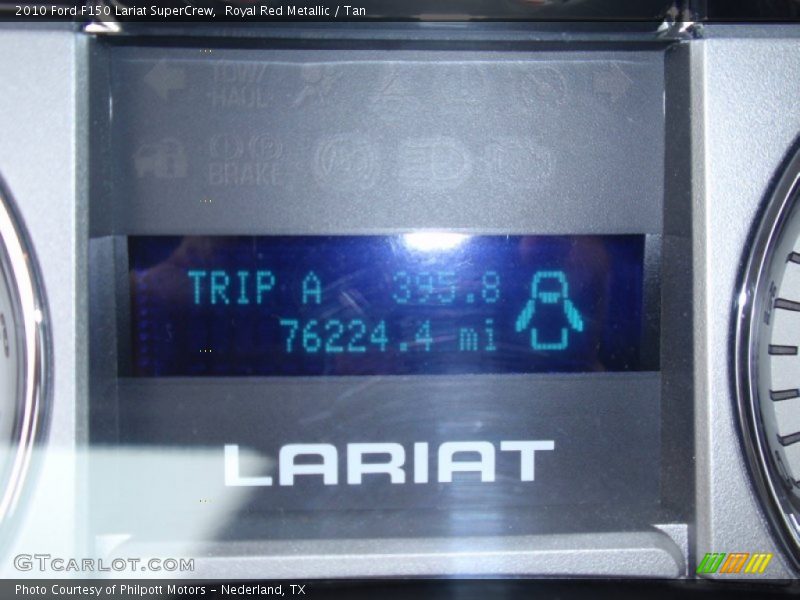 Royal Red Metallic / Tan 2010 Ford F150 Lariat SuperCrew