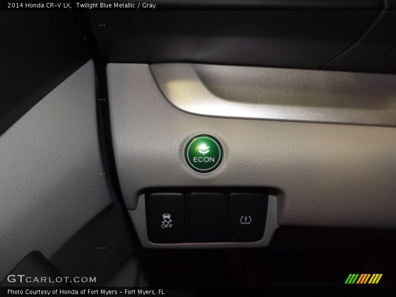 Twilight Blue Metallic / Gray 2014 Honda CR-V LX