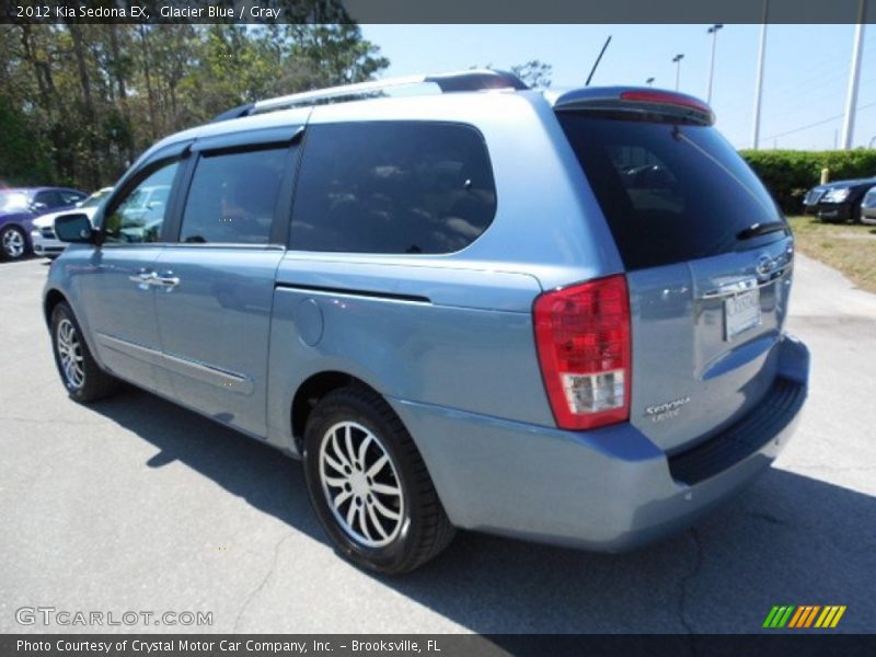 Glacier Blue / Gray 2012 Kia Sedona EX