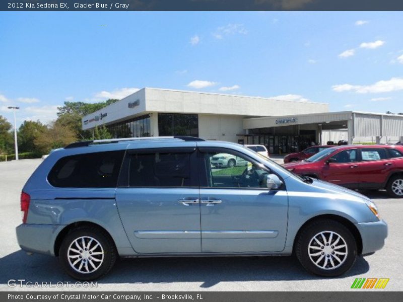 Glacier Blue / Gray 2012 Kia Sedona EX