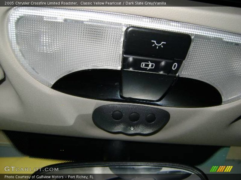 Classic Yellow Pearlcoat / Dark Slate Grey/Vanilla 2005 Chrysler Crossfire Limited Roadster