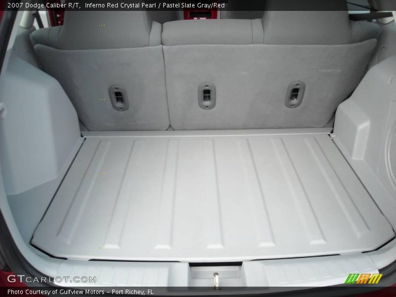 Inferno Red Crystal Pearl / Pastel Slate Gray/Red 2007 Dodge Caliber R/T