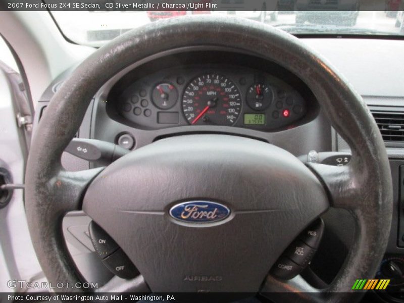 CD Silver Metallic / Charcoal/Light Flint 2007 Ford Focus ZX4 SE Sedan