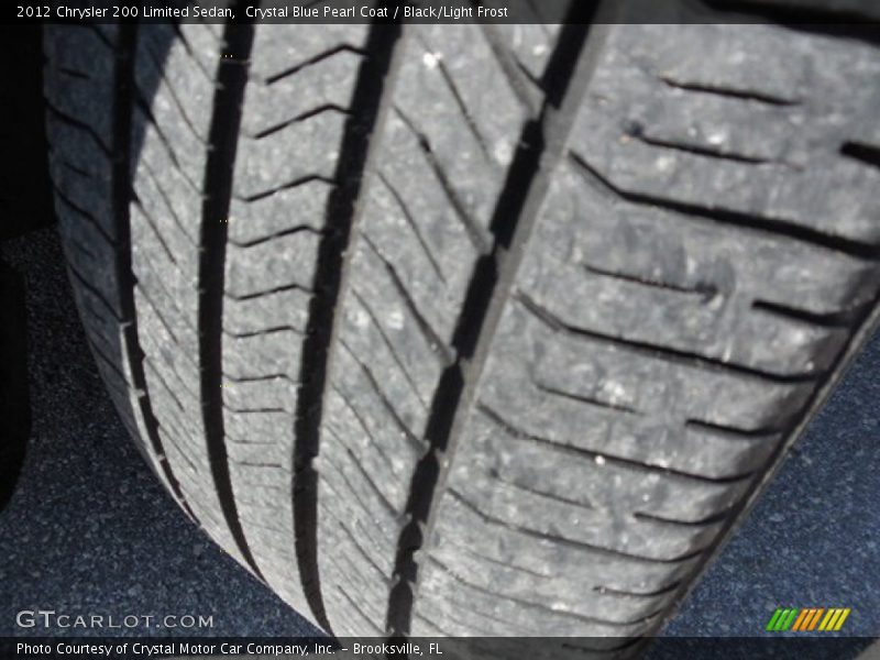 Crystal Blue Pearl Coat / Black/Light Frost 2012 Chrysler 200 Limited Sedan