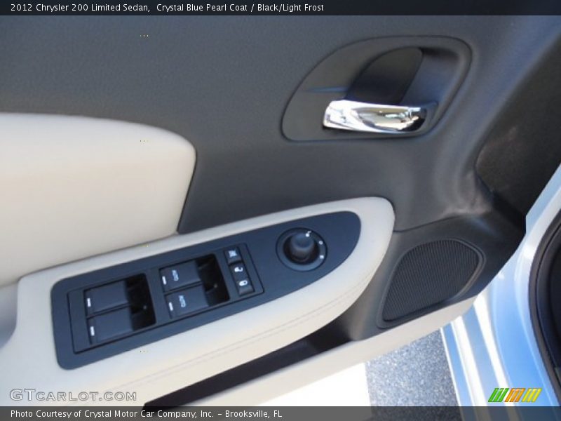 Crystal Blue Pearl Coat / Black/Light Frost 2012 Chrysler 200 Limited Sedan