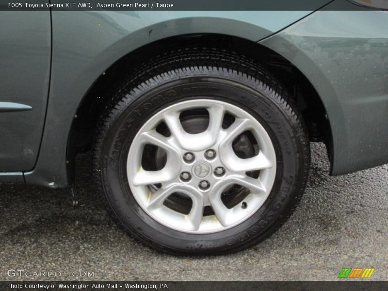 Aspen Green Pearl / Taupe 2005 Toyota Sienna XLE AWD