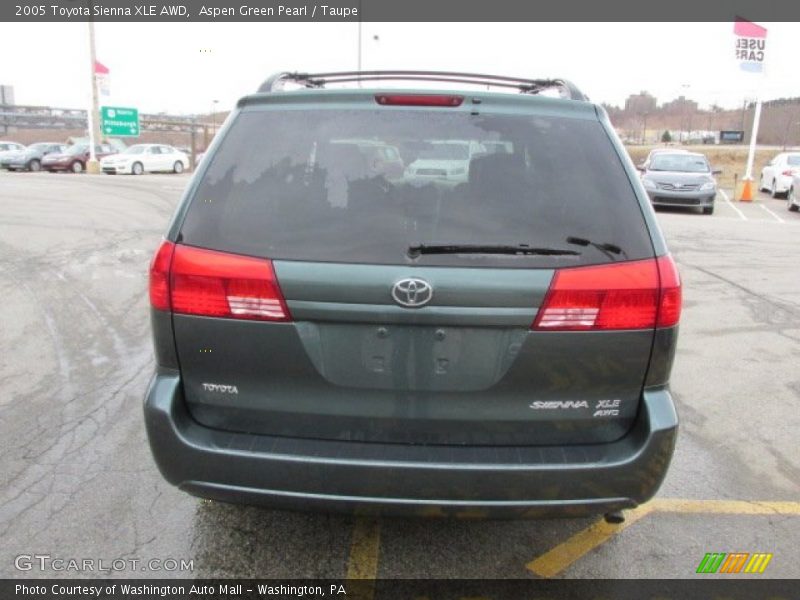 Aspen Green Pearl / Taupe 2005 Toyota Sienna XLE AWD