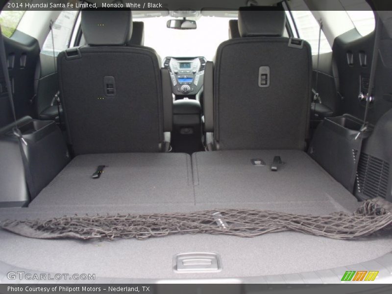 Monaco White / Black 2014 Hyundai Santa Fe Limited
