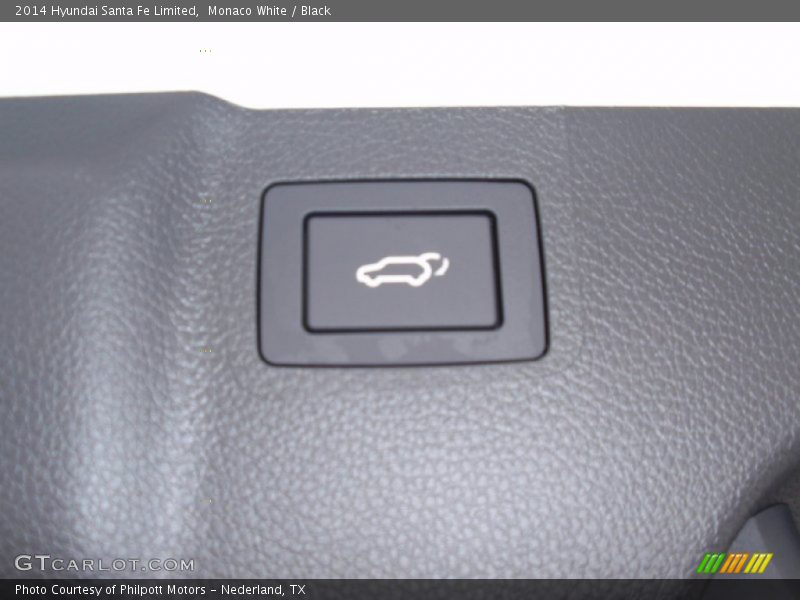Monaco White / Black 2014 Hyundai Santa Fe Limited