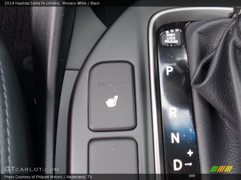 Monaco White / Black 2014 Hyundai Santa Fe Limited