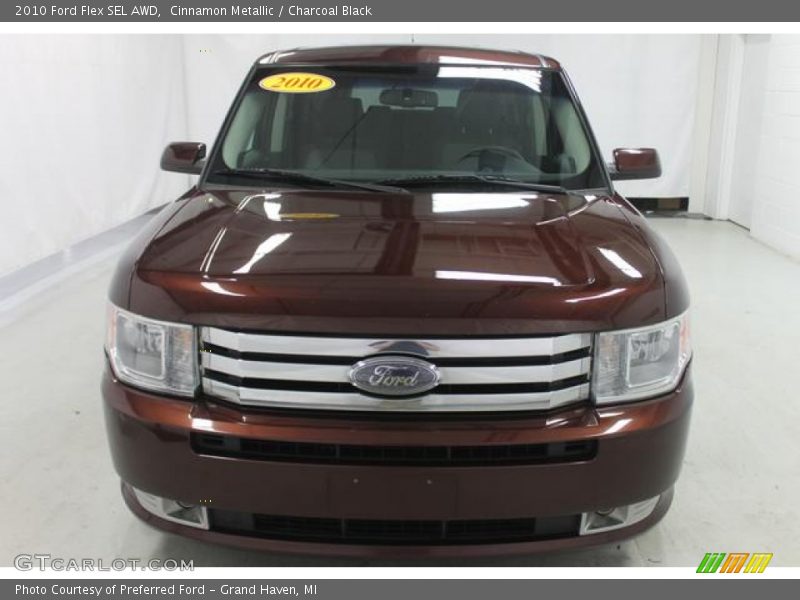 Cinnamon Metallic / Charcoal Black 2010 Ford Flex SEL AWD