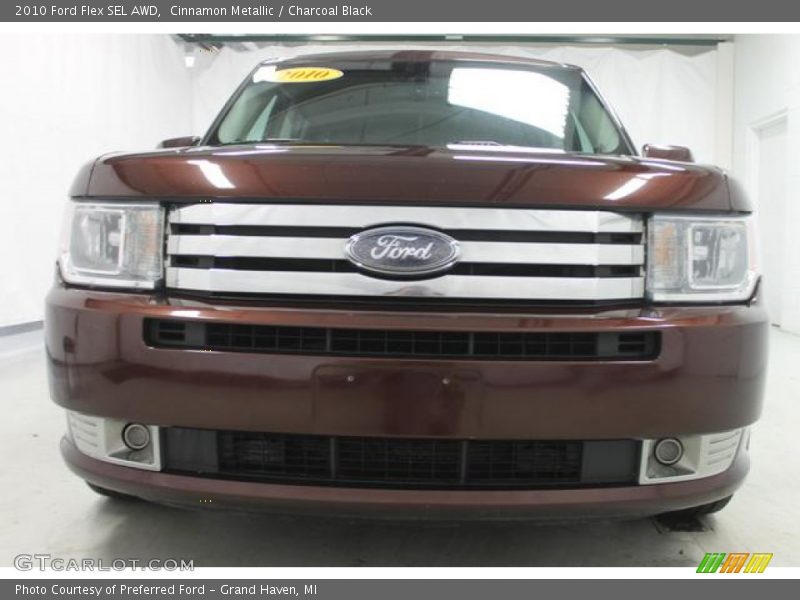 Cinnamon Metallic / Charcoal Black 2010 Ford Flex SEL AWD