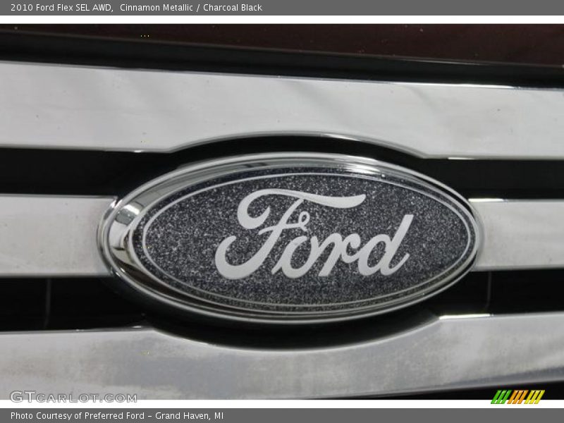 Cinnamon Metallic / Charcoal Black 2010 Ford Flex SEL AWD