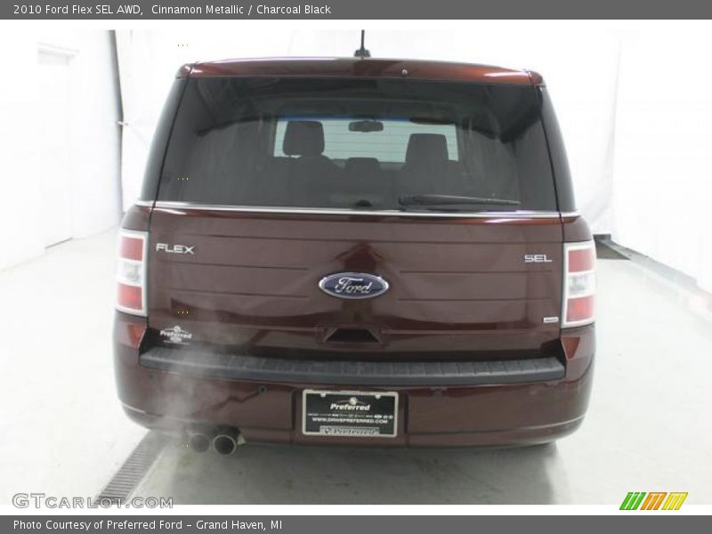 Cinnamon Metallic / Charcoal Black 2010 Ford Flex SEL AWD