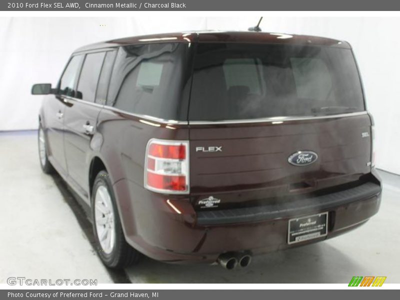 Cinnamon Metallic / Charcoal Black 2010 Ford Flex SEL AWD