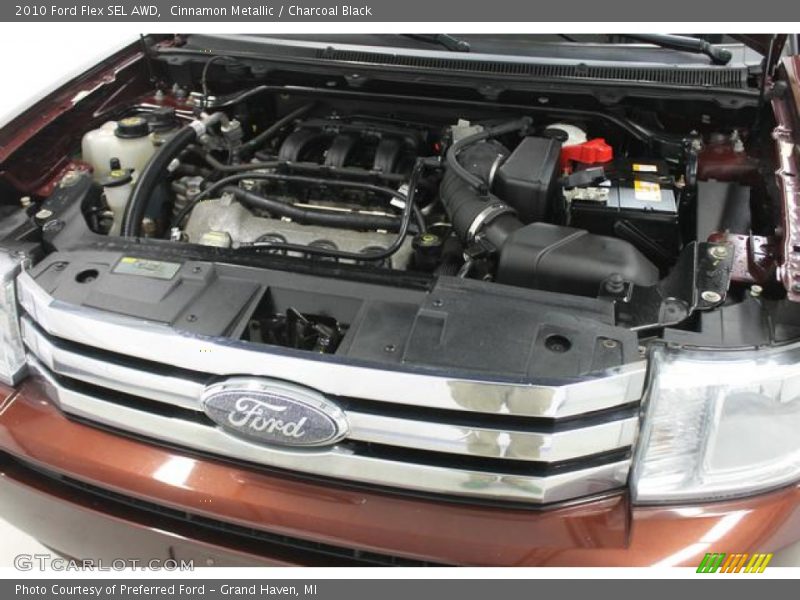 Cinnamon Metallic / Charcoal Black 2010 Ford Flex SEL AWD