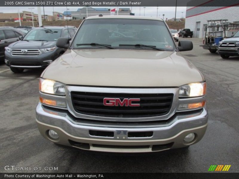 Sand Beige Metallic / Dark Pewter 2005 GMC Sierra 1500 Z71 Crew Cab 4x4